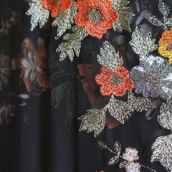 Adrianna Papell | formal embroidered flower dress - Picture 5 of 6